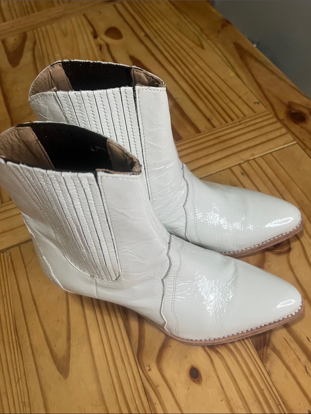 Free People Western Boot White - Picture 2 of 9